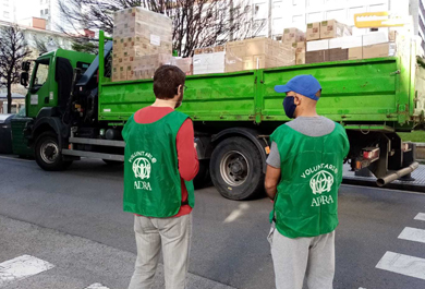 Recepción de los alimentos en Asturias