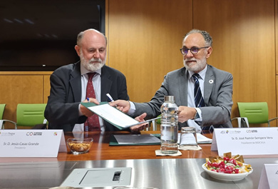 Rúbrica del acuerdo Grupo Tragsa y Mercasa 