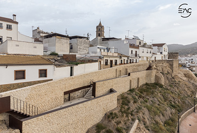Intervención en la muralla de Cabra