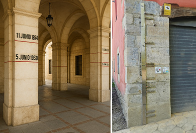 Marcas históricas de inundaciones