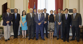 El Ministro Arias Cañete con la nuevos miembros directivos del Grupo Tragsa