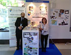 Stand del Grupo Tragsa en las cuartas Jornadas Ibéricas de Infraestructuras de Datos Espaciales.