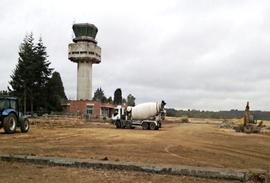 Obras Aerodromo de Rozas