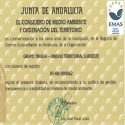 El Grupo Tragsa recibe el Certificado EMAS de Andalucía