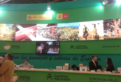 Imagen del Stan del Ministerio de Agricultura, Alimentación y Medio Ambiente en Fitur 2015