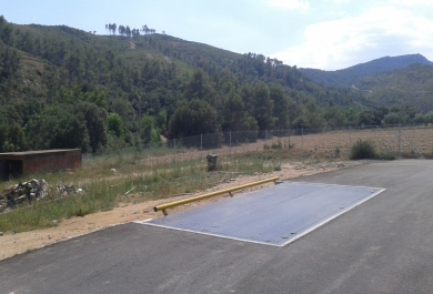 Báscula de la Planta de Compostaje de Boadella