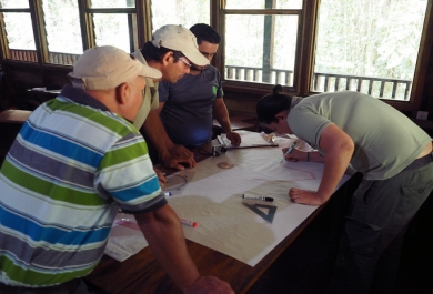 Alumnos del SINAC durante una de las clases