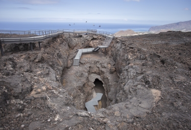 Acondicionamiento cueva volcánica Las Palomas (La Palma)