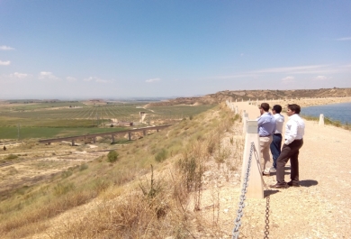 Visita presa Lasesa (Huesca)