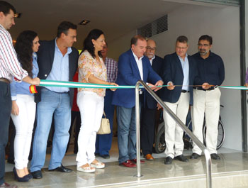 Momento de la inauguración